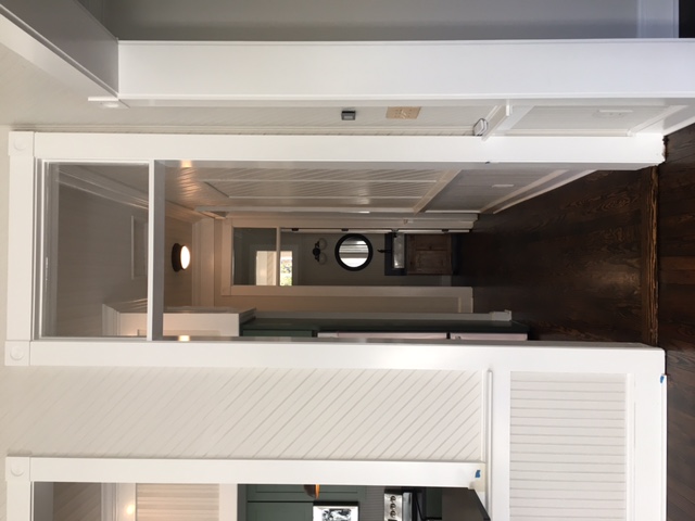 Connection between the two schoolhouse rooms